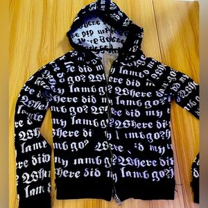 LAMB black and white sweater